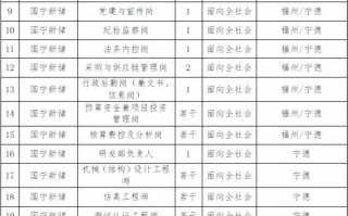 国宁科技有限公司 【社招】国家电投国宁新储公司招聘公告 国宁科技有限公司 【社招】国家电投国宁新储公司招聘公告