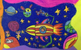 ai科技风素材 30张小学阶段 美术参赛 一等奖作品 未来科技 智能机器 希望颂参赛素材